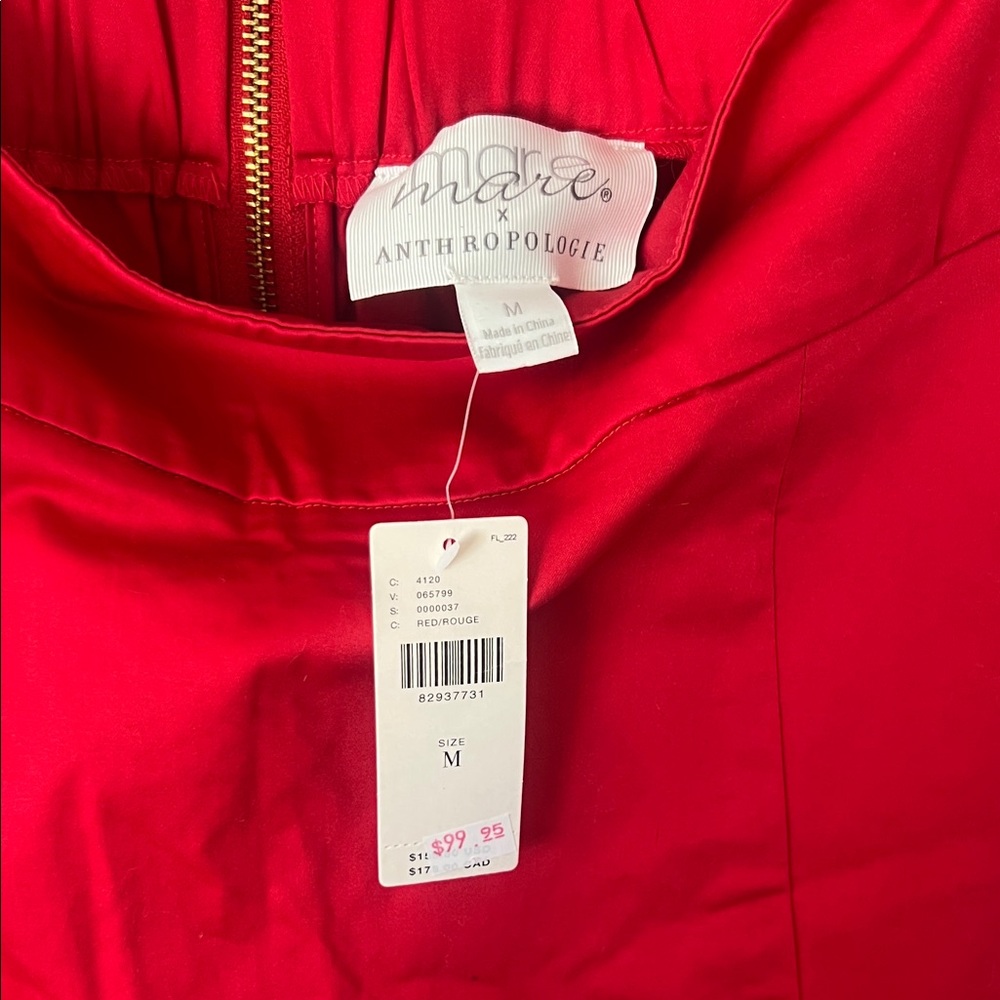 Vibrant Red Maxi Skirt - Picture 11 of 11